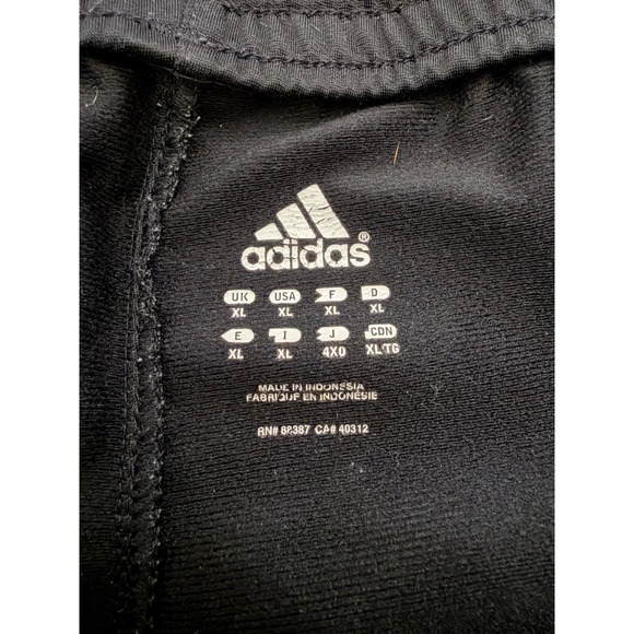 Adidas Mens Black Track Pants Athletic Training Joggers XL - Picture 4 of 4